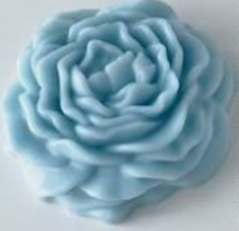 Large Peony Flower candle