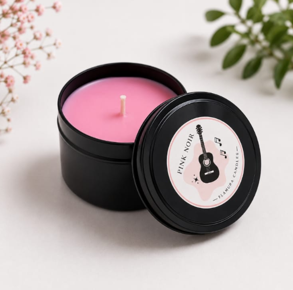 Pink Noir Candle