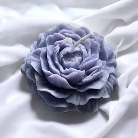 Large Peony Flower candle
